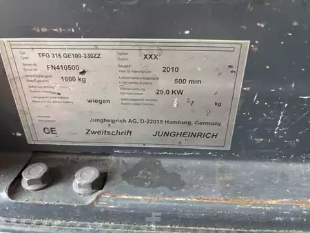 Gázüzemű targoncák 2010  Jungheinrich TFG 316s (15)