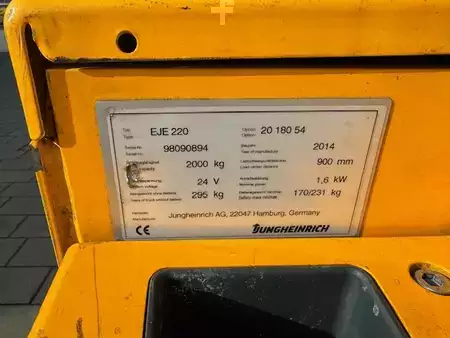 Elektrische palletwagens 2014  Jungheinrich EJE 220 (Gabellänge 1800 mm!!!) (8)