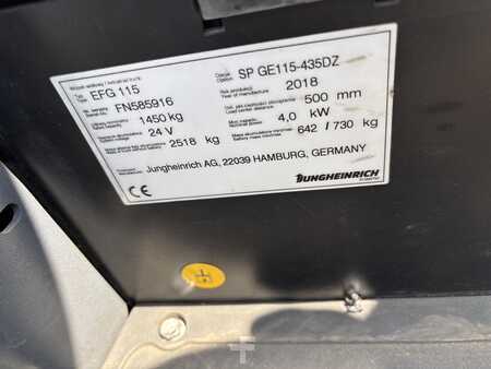 Elektro tříkolové VZV 2018  Jungheinrich EFG115 (7)