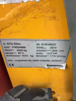 Elektromos 4 kerekű 2016  Jungheinrich EFG S 30- 650 DZ (17)