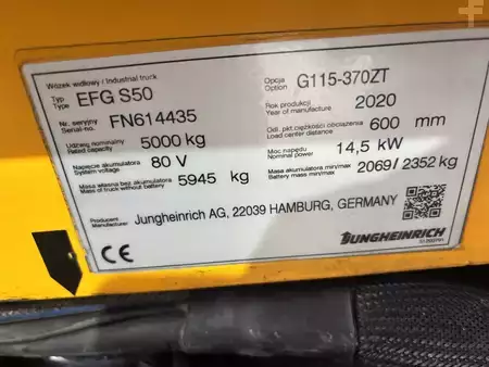 El Truck - 4-hjul 2020  Jungheinrich EFG S50 (27)