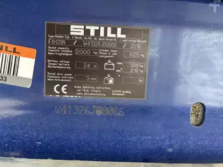 Transpallet elettrici uomo seduto 2018  Still FXH20 (11)