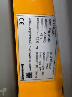 3-wiel elektrische heftrucks 2020  Jungheinrich EFG 220 (11)