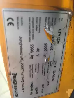 Négyutas tolóoszlopos targonca 2014  Jungheinrich ETV Q 20 (8)