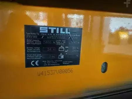Ruční vysokozdvižný vozík 2019  Still FXV14N (10)