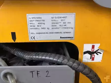 Elektro čtyřkolový VZV 2017  Jungheinrich EFG 540ks (16)