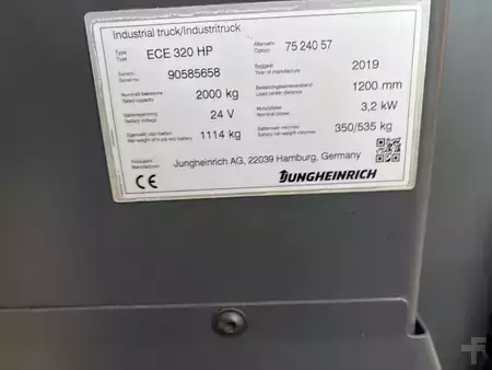 Horizontal Order Pickers 2019  Jungheinrich ECE 320 (12)