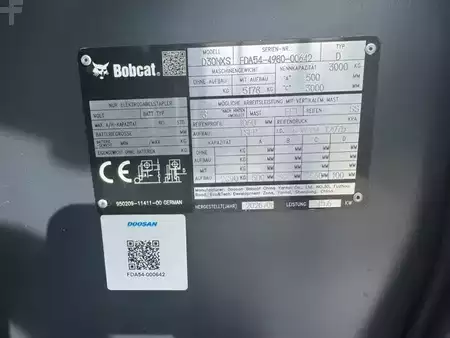 Diesel gaffeltruck 2026  Bobcat D30NXS (10)