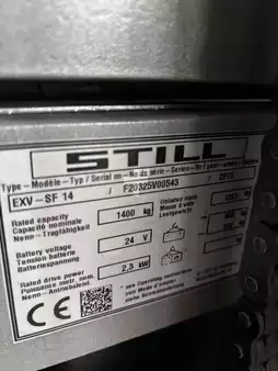 Pallet Stackers 2019  Still EXV-SF 14 Li-Ion Still Silber refurbished (12)