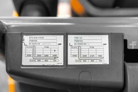 4-wiel elektrische heftrucks 2019  Jungheinrich EFG 425k (11)