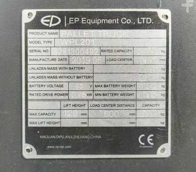 Transpalettes éléctriques 2019  EP Equipment WPL201 (9)