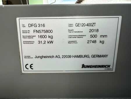 Dieselstapler 2018  Jungheinrich DFG316 (7)