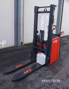 Stacker de condutor em pé 2020  Linde L 14 AP-117301 (1)