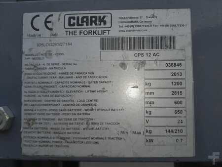 Apilador eléctrico 2013  Clark CPS12 (3)