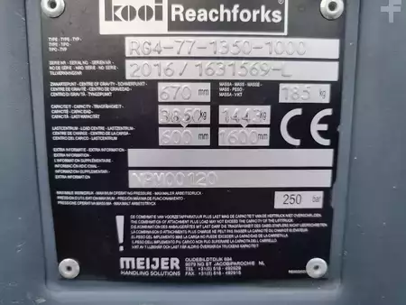 Vierweg zijlader 2016  Combilift C6000E - Nur 155h !!! (6)