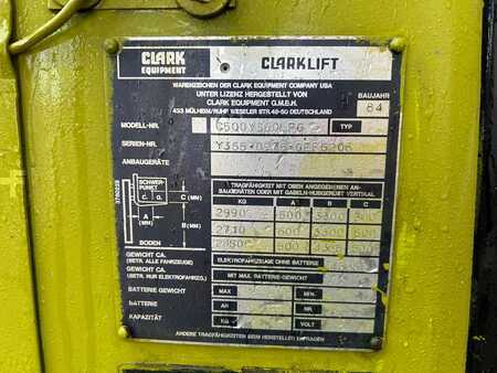 Chariot élévateur gaz 1984  Clark C500 YS 60 LPG (3)