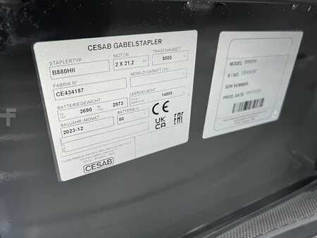 Elektryczne 4-kołowe 2024  Cesab B 880 H II  LC: 900 (6)