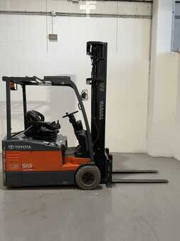 3-wiel elektrische heftrucks 2007  Toyota 7FBEF15 (7)