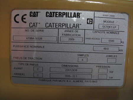 Kompaktstapler 2009  CAT Lift Trucks GC55K (5)