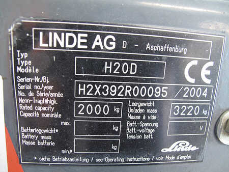 Chariot élévateur diesel 2004  Linde H20D (6)