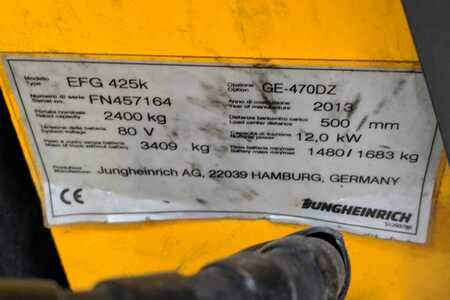 Eléctrica de 3 ruedas 2013  Jungheinrich EFG 425K 4700 DZ (6) 