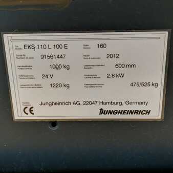 Vertical order pickers 2012  Jungheinrich EKS 110 L 100 E (5)
