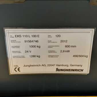 Preparador de pedidos vertical 2012  Jungheinrich EKS 110 L 100 E (5)