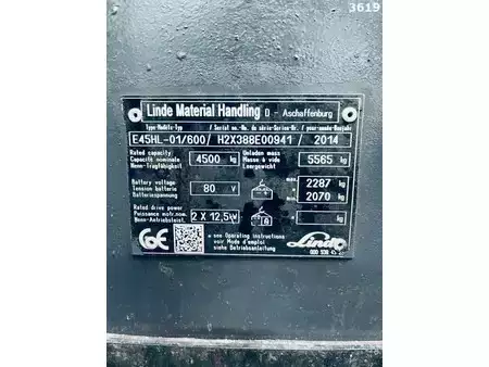 El truck - 4 hjulet 2014  Linde E45HL-01/600 (14)