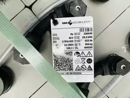 Elektryczne 4-kołowe 2024  GBD Accumulatoren Gera 48 V 5 TPzS 625 (5)