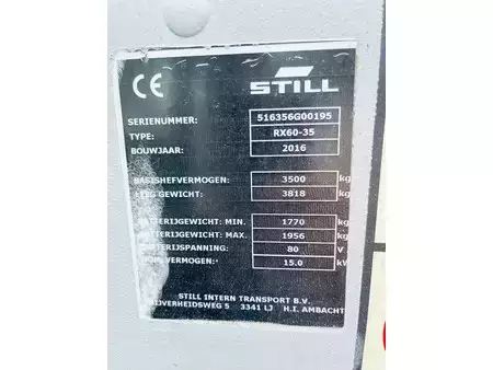 Elektromos 4 kerekű 2016  Still RX60-35 (9)