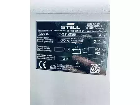 Elektrisk- 4 hjul 2019  Still RX20-16 (19)