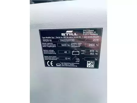 Elektrisk- 4 hjul 2018  Still RX20-16 (13)