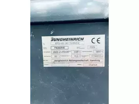El truck - 4 hjulet 2009  Jungheinrich EFG 430 GE115-650DZ (16)