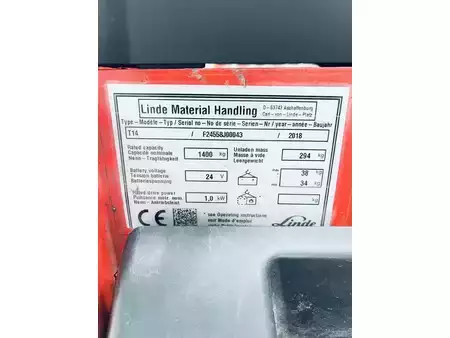 Nízkozdvižný vozík 2018  Linde T14 (13)