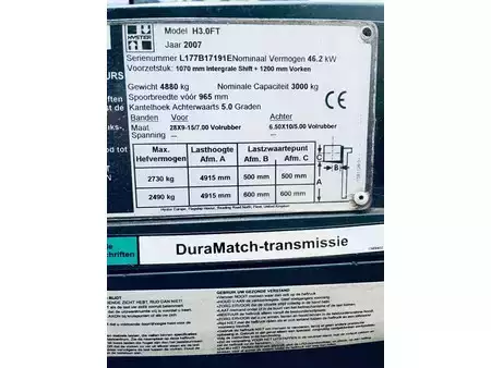 Carretilla elevadora GLP 2007  Hyster H3.0FT (8)