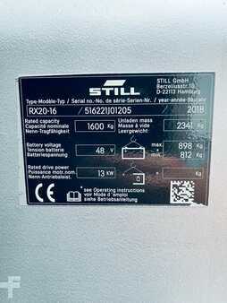 3-wiel elektrische heftrucks 2018  Still RX 20-16 (11)