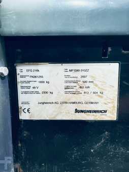 Eléctrico - 3 rodas 2007  Jungheinrich EFG 216K (11)