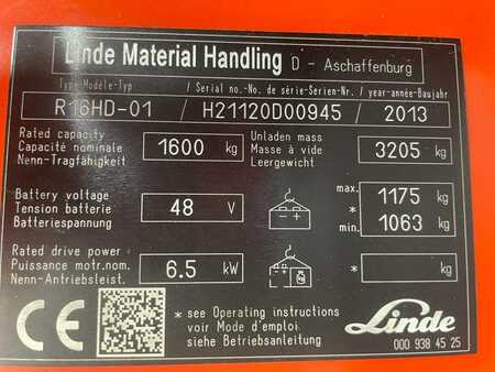 Schubmaststapler 2013  Linde R 16 HD-01 (4)