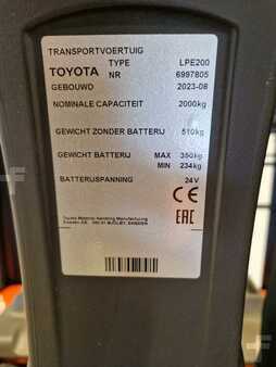 Electric Pallet Jacks 2023  Toyota BT LPE 200  Nieuw (2)