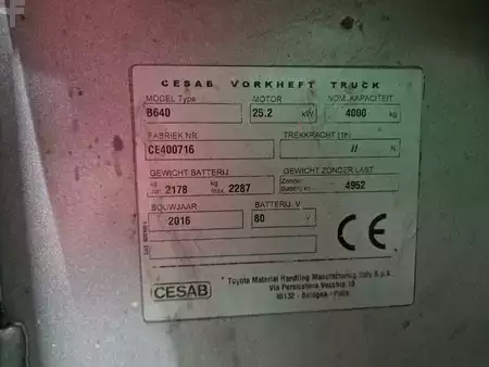 El truck - 4 hjulet 2016  Cesab B 640 (6)