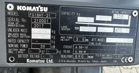 Gas gaffeltruck 2017  Komatsu FG18HT-21 (11)