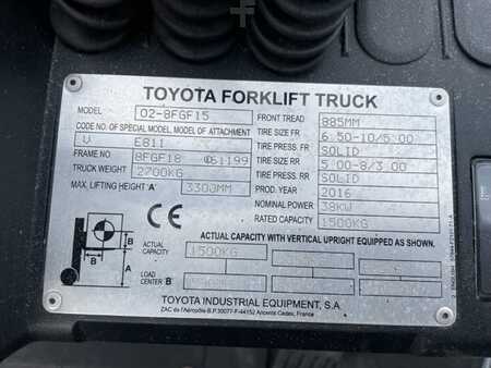 LPG Forklifts 2016  Toyota 02-8FGF15 (4) 
