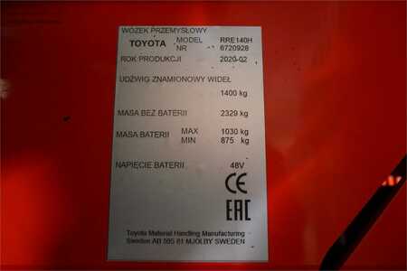 Tolóoszlopos targonca 2020  Toyota RRE140H (5)