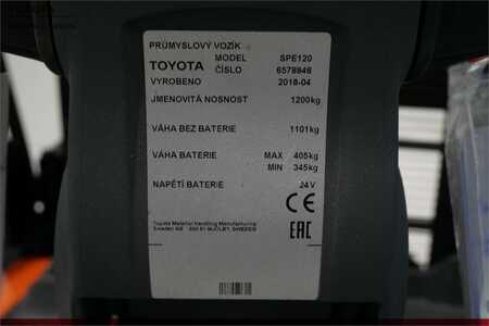 Apilador eléctrico 2018  Toyota SPE120 LION (4)