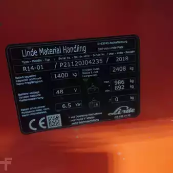 Carrelli retrattili 2018  Linde R14/1120 Cold Store (12)