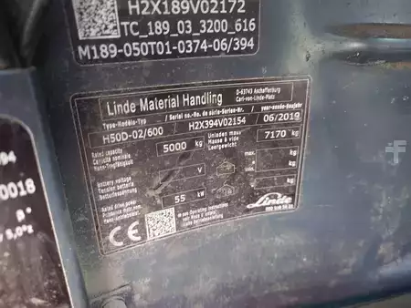 Dieselstapler 2019  Linde H50D/600/394 Container Cabin (12)