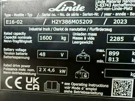 Elektro 3 Rad 2023  Linde E16/386-02 Li-ION (6)