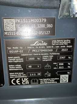 Eléctrico - 4 rodas 2023  Linde EG16P/1275-02 (8)