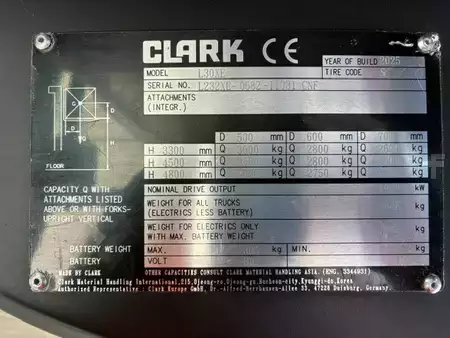 Eléctrica de 4 ruedas 2025 Clark L30XE (5)