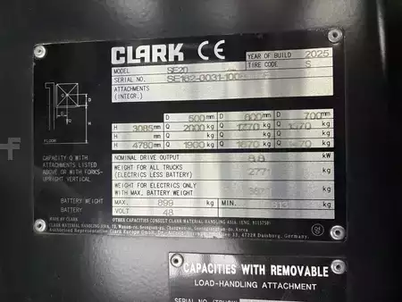 Eléctrica de 4 ruedas 2025  Clark SE20 (5)